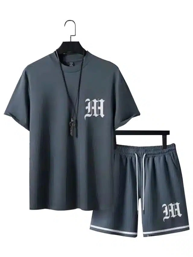 Printed Tracksuits for Men (Grey)