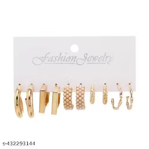 Vembley New Designer Drop & Danglers Earrings Combo | Western Earrings Collection | Earrings Combo For Girls | with Gold-plated for women & Girls