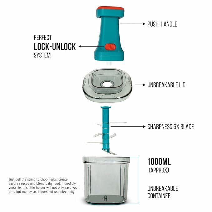 Manual Hand Press Push Chopper